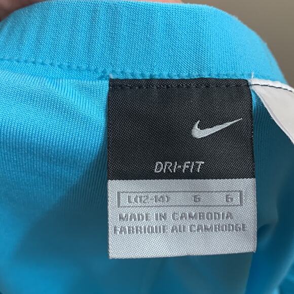 Nike Dri-Fit Sky Blue Dual Slit Skort - Picture 2 of 7
